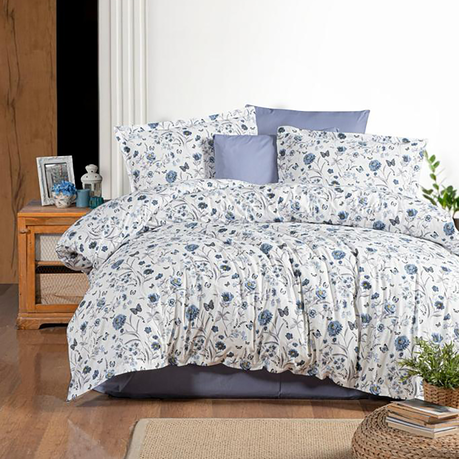 Lenjerie de pat ranforce Clasy king size (RNF_46)