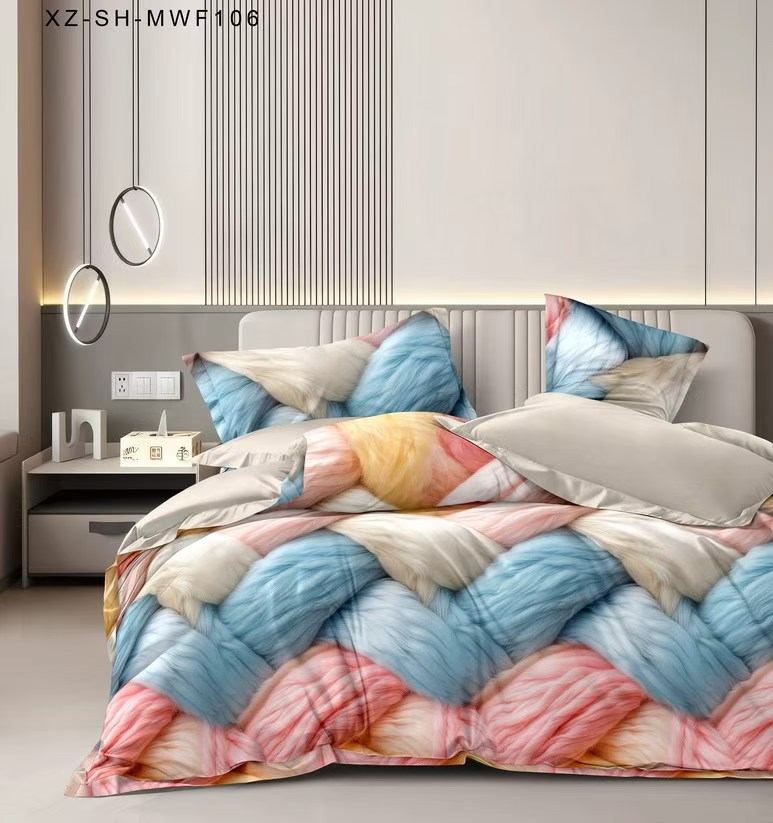 Lenjerie Finet 6 piese cu husă de pat pentru saltea de 160×200 și 180×200