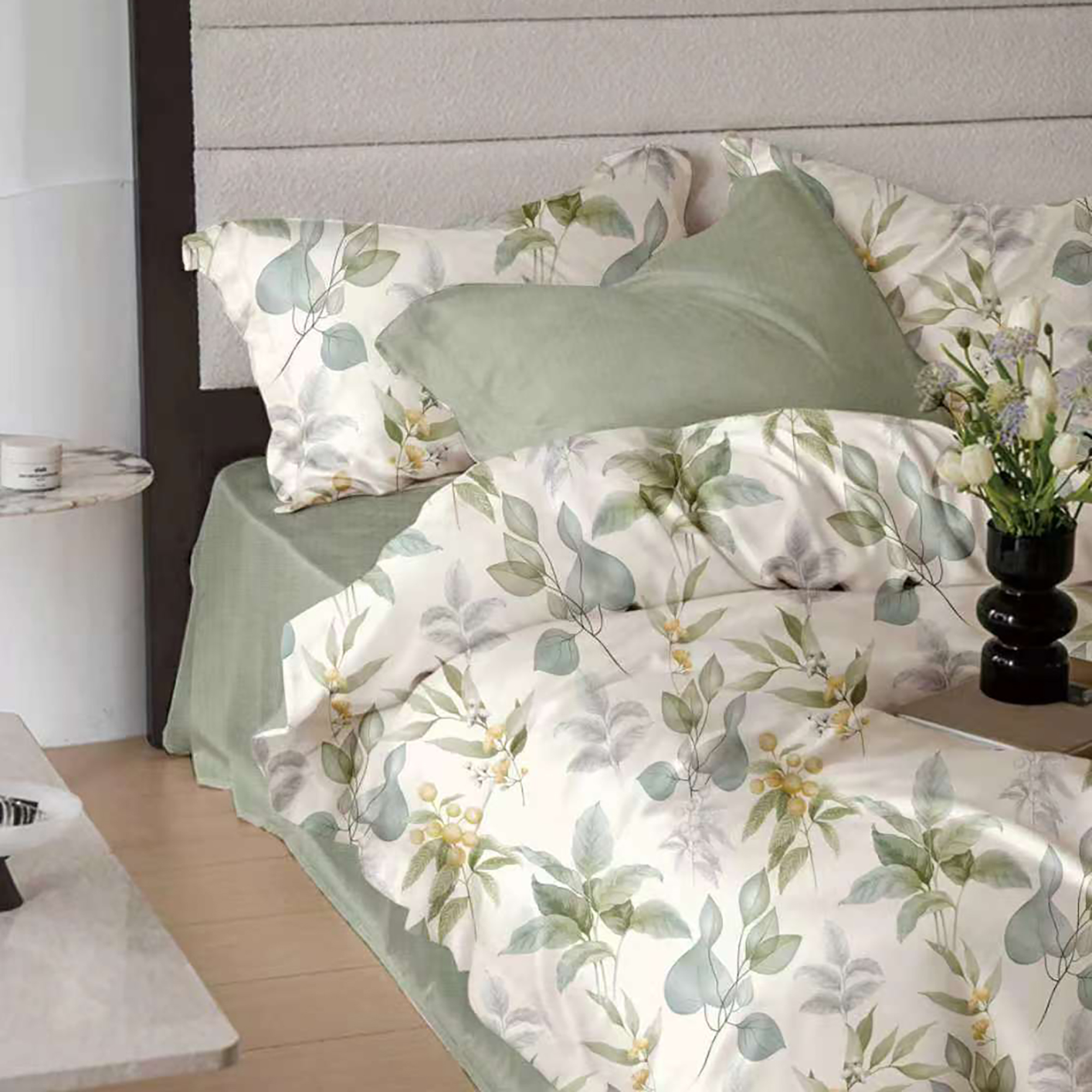 Lenjerie Finet 6 piese cu husă de pat pentru saltea de 160×200 și 180×200