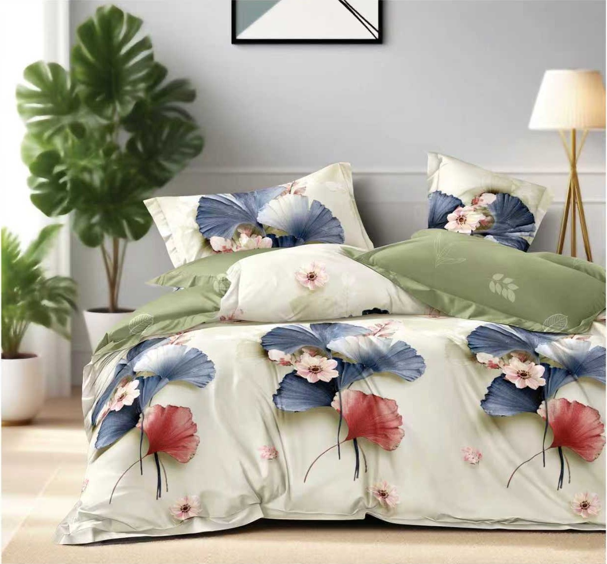 Lenjerie Finet 6 piese cu husă de pat pentru saltea de 160×200 și 180×200