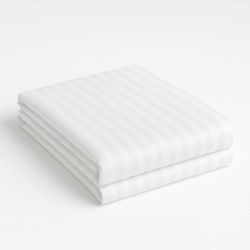 CEARȘAF PILOTĂ DAMASC 100% BUMBAC – O PERSOANĂ (140cm X 210cm)
