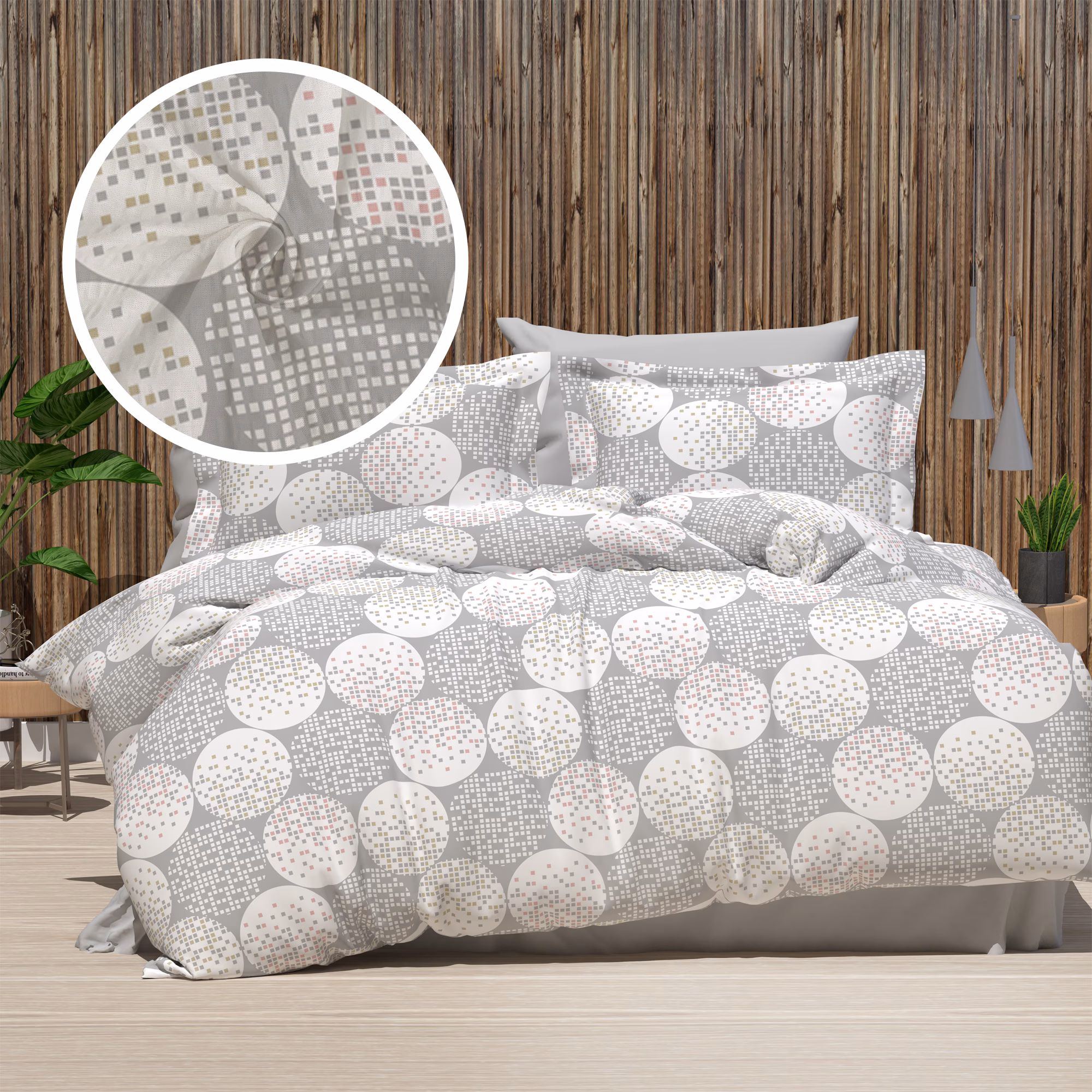 LENJERIE DE PAT CREPONATA 100% BUMBAC (CREP57)
