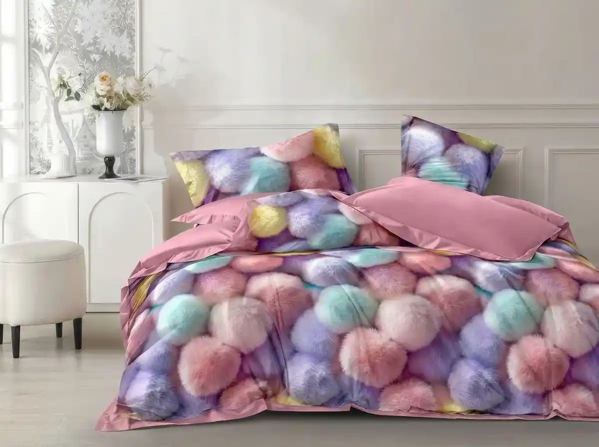 Lenjerie Finet 6 piese cu husă de pat pentru saltea de 160×200 și 180×200