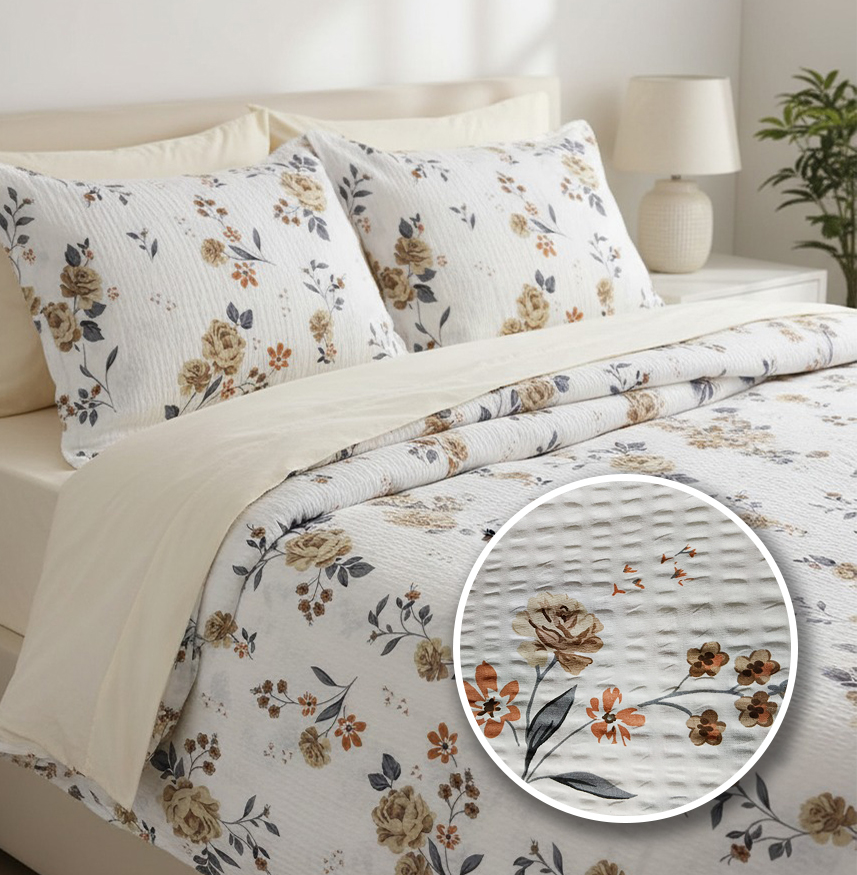 LENJERIE DE PAT CREPONATA 100% BUMBAC (CREP62)