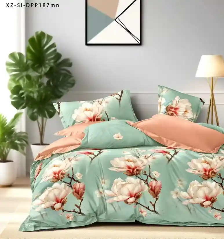 Lenjerie Finet 6 piese cu husă de pat pentru saltea de 160×200 și 180×200
