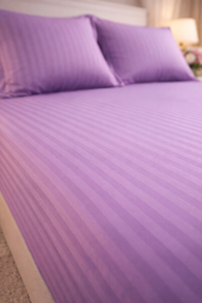 Elastic Bed Sheet 180x200 +25 cm for High Mattress, Set with 2 Pillowcases 55x80 cm miniatura 2