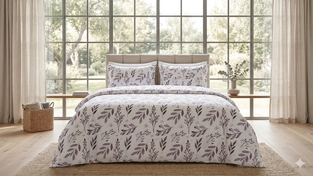 Lenjerie pat Ranforce 100% Cotton Pro (Ivory Glow)