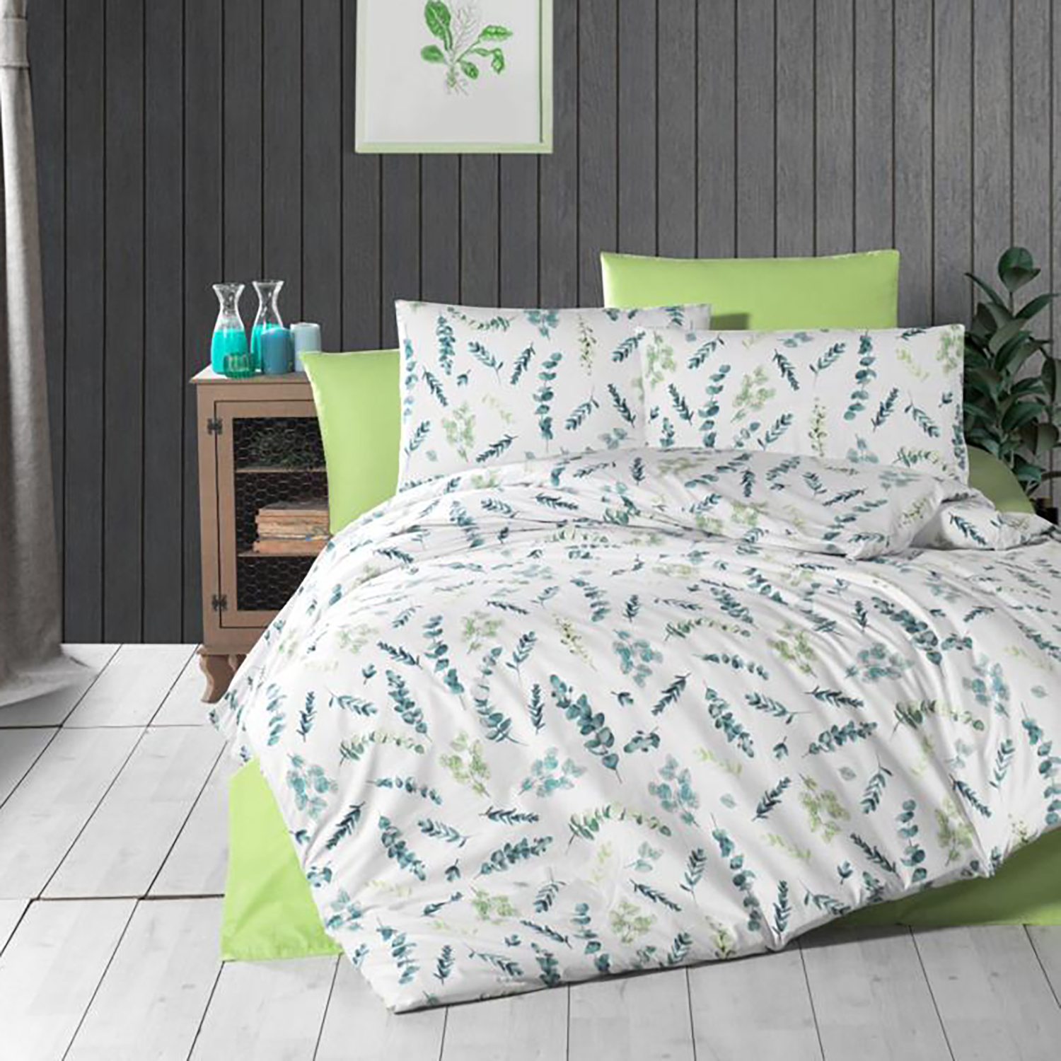 Lenjerie de pat ranforce Clasy king size (RNF_41)