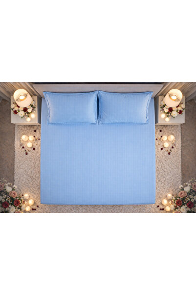 Elastic Bed Sheet 180x200 +25 cm for High Mattress, Set with 2 Pillowcases 55x80 cm miniatura 4