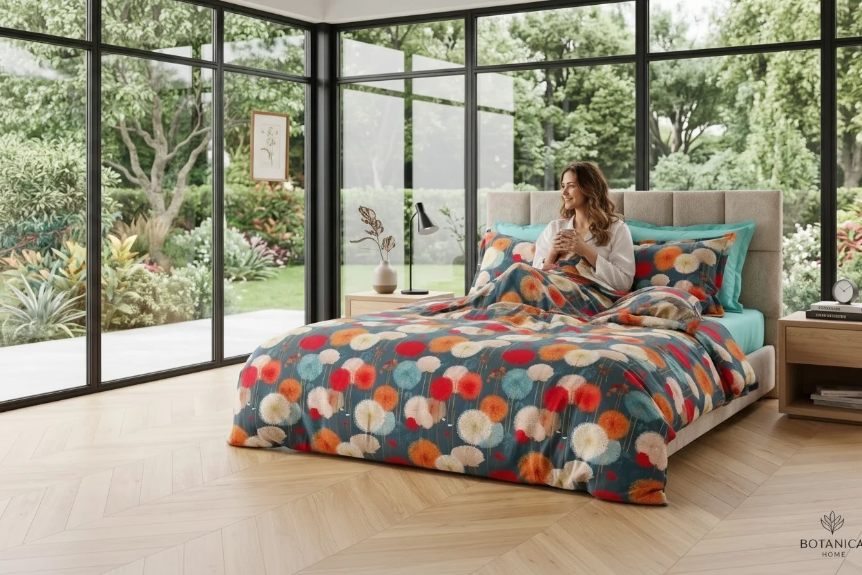 Lenjerie pat Ranforce 100% Cotton Pro (Botanica Home) miniatura 2