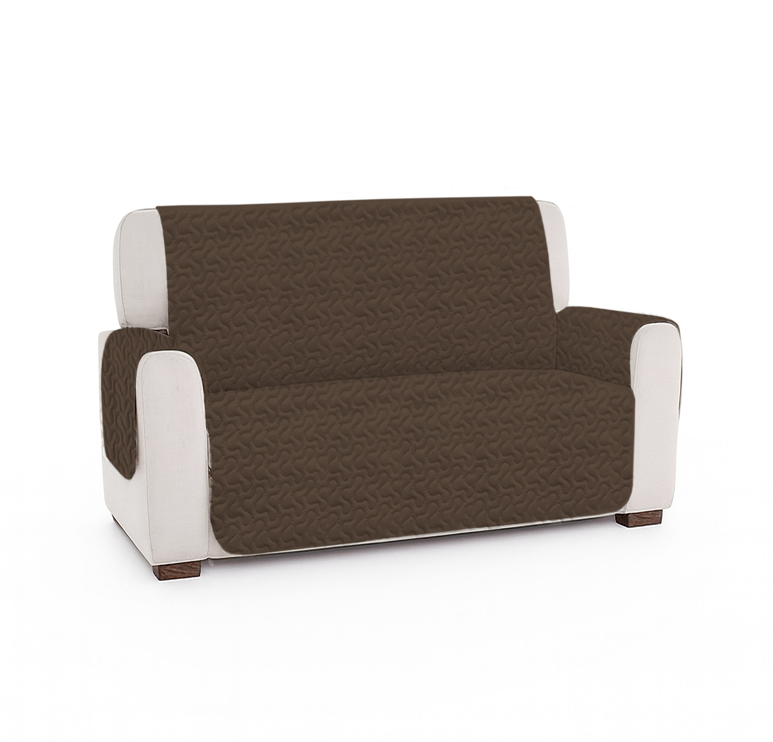 Cuvertura matlasata canapea 2 locuri doua fețe – DARK BROWNISH PURPLE