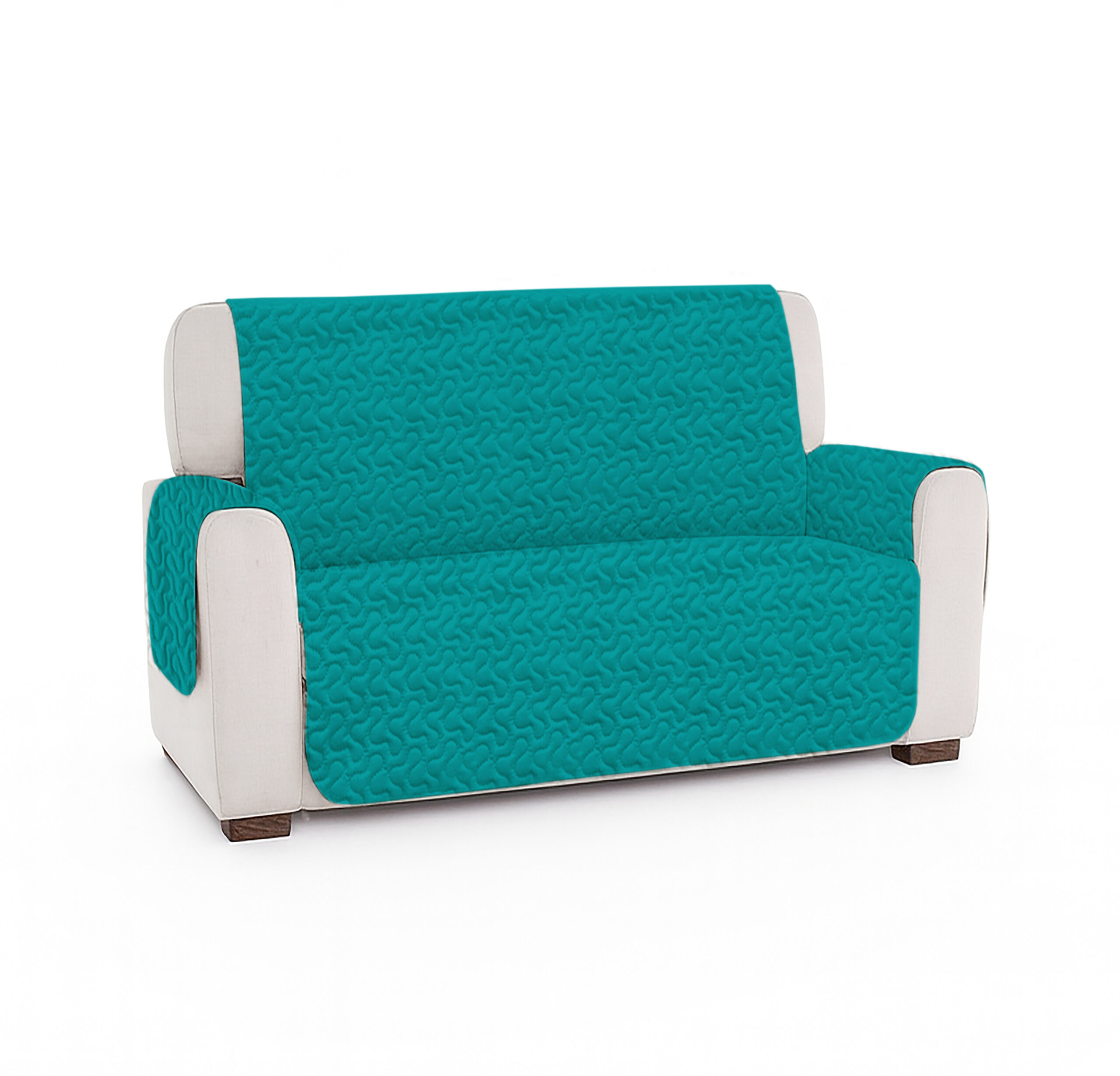 Cuvertura matlasata canapea 2 locuri doua fețe – LIGHT AQUA