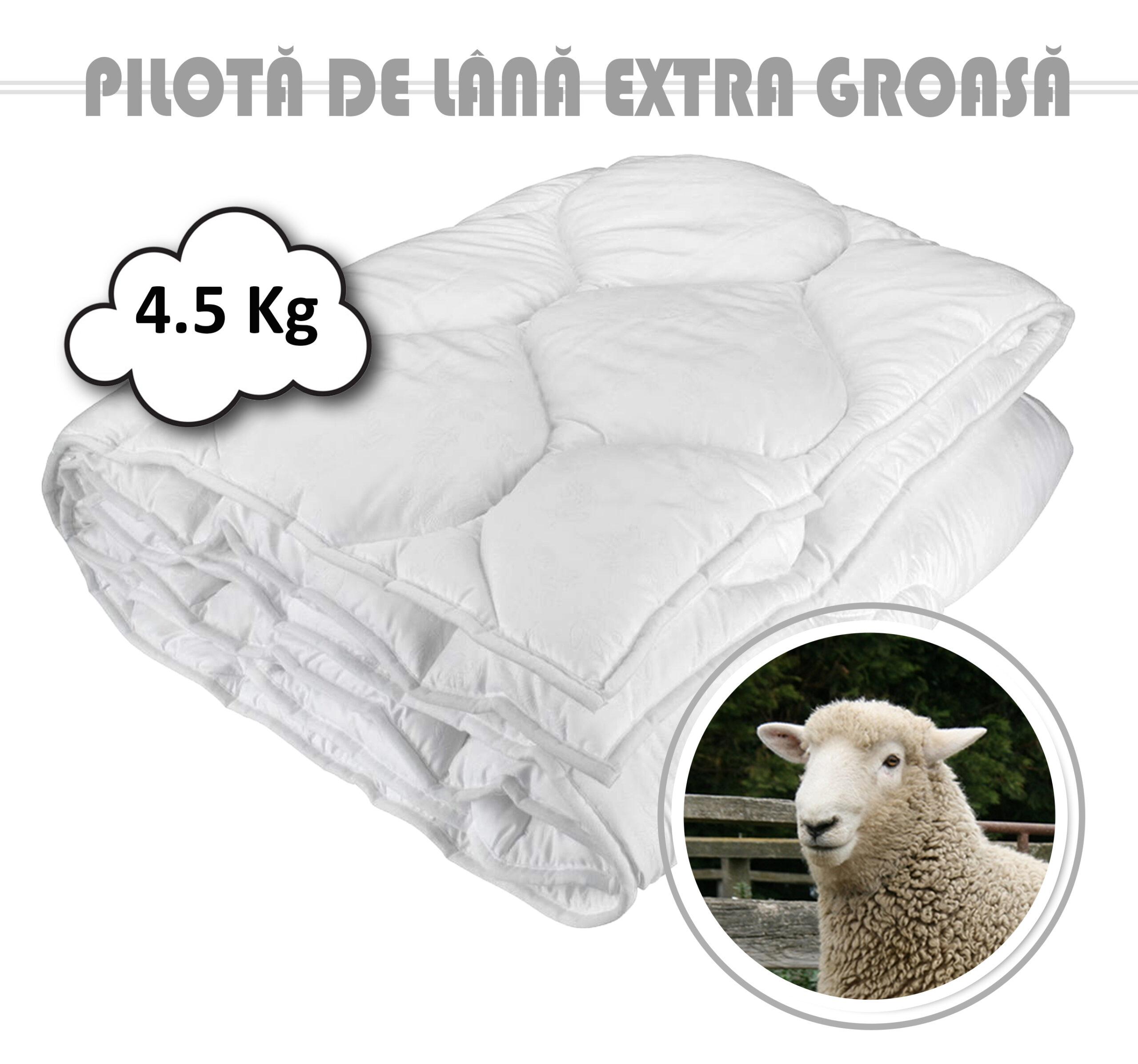 PILOTĂ LÂNĂ DAMASC 4.5 Kg 200cm x 215cm