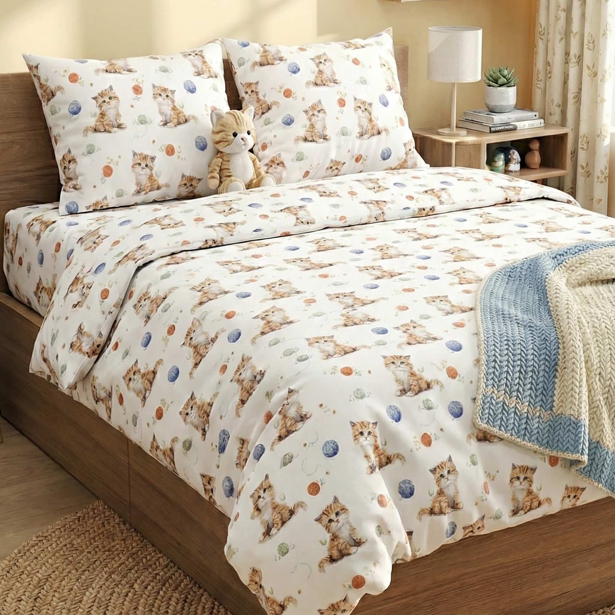 Lenjerie pat Ranforce 100% Cotton Pro (RCP44) miniatura 2