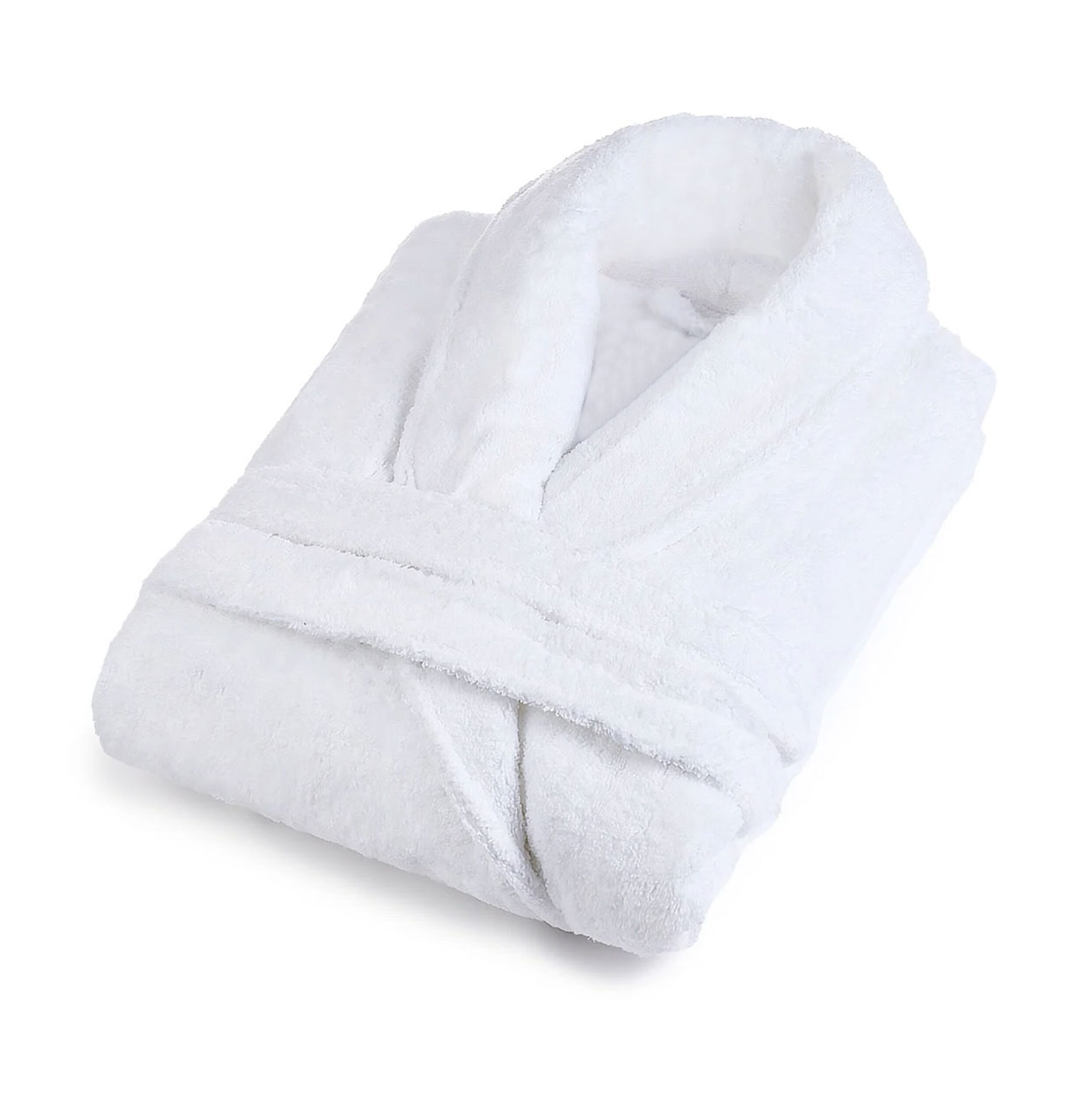 HALAT DE BAIE VELUR 100% BUMBAC (ALB) miniatura 2