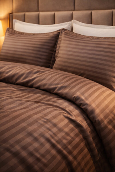 Damask Finet Bedding Set 6 Pieces, Fitted Sheet, 230x250 elastic, Hotel Luxury miniatura 2