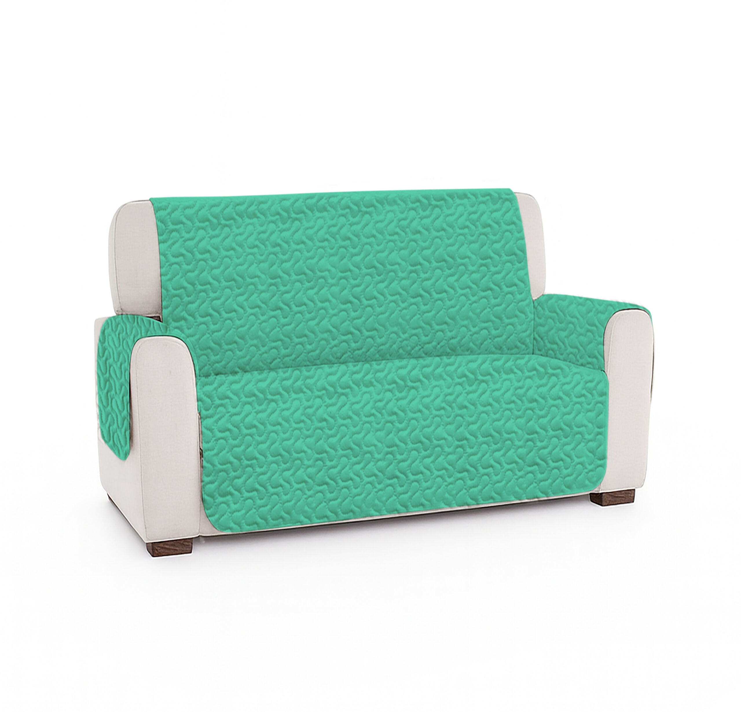 Cuvertura matlasata canapea 2 locuri doua fețe – MINT GREEN