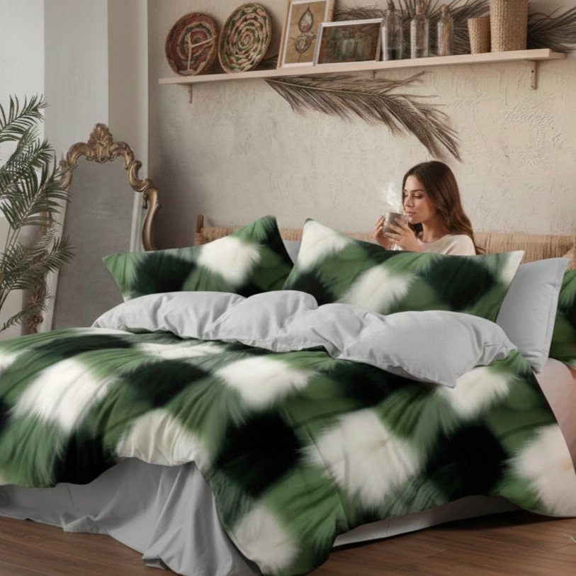 Lenjerie Finet 6 piese cu husă de pat pentru saltea de 160×200 și 180×200