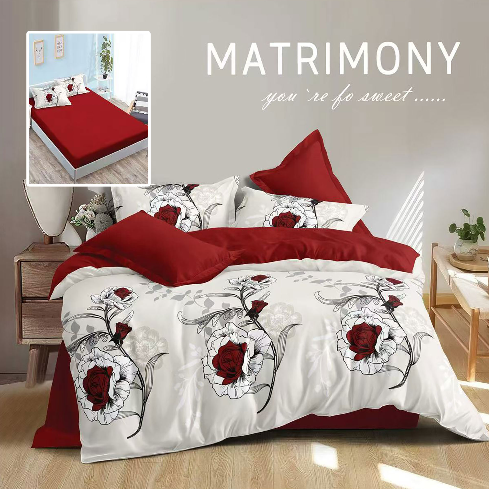 LENJERIE FINET 6 PIESE CU HUSĂ – 160×200 ȘI 180×200 (SERENITY-H)