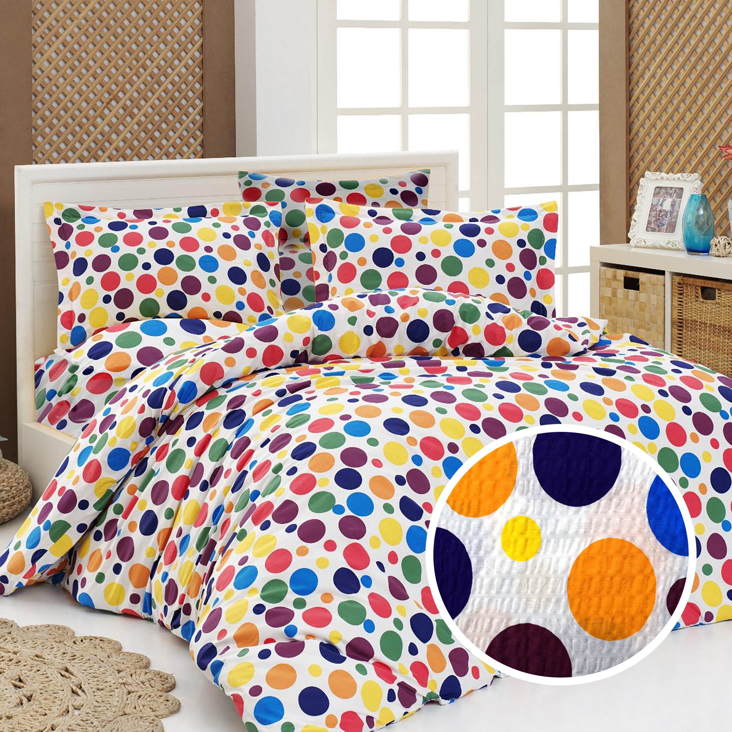 LENJERIE DE PAT CREPONATA 100% BUMBAC (CREP30)
