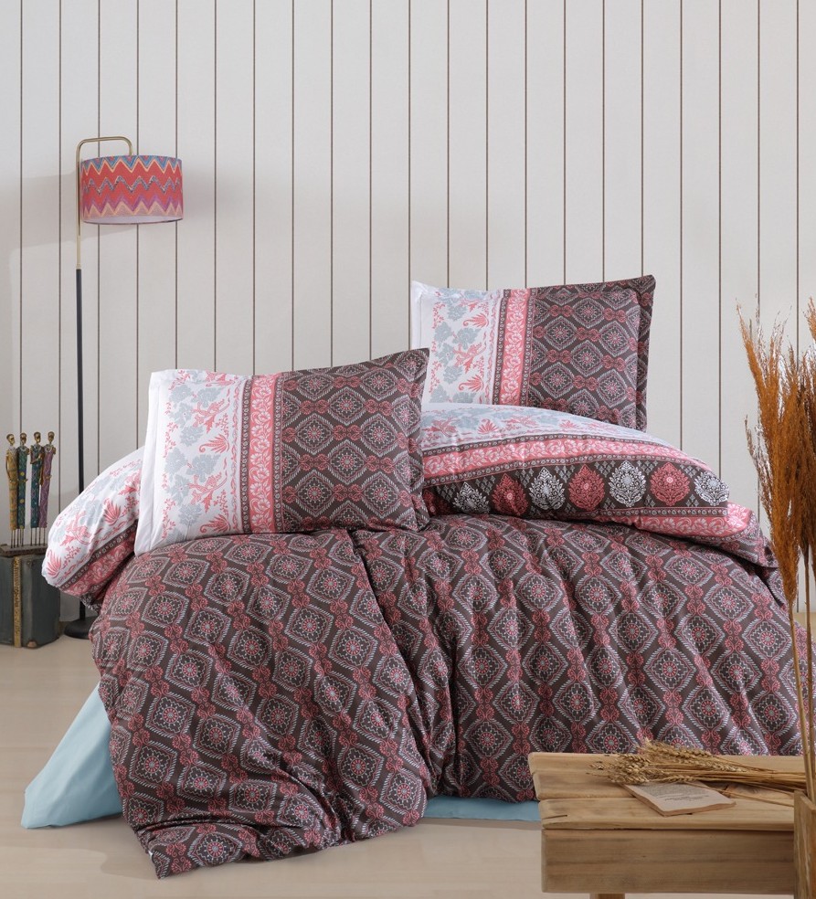 Lenjerie de pat ranforce Clasy king size (IZGI)