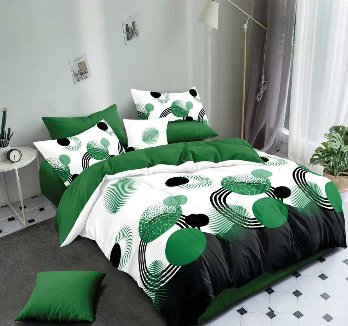 Lenjerie Finet 6 piese cu husă de pat pentru saltea de 160×200 și 180×200