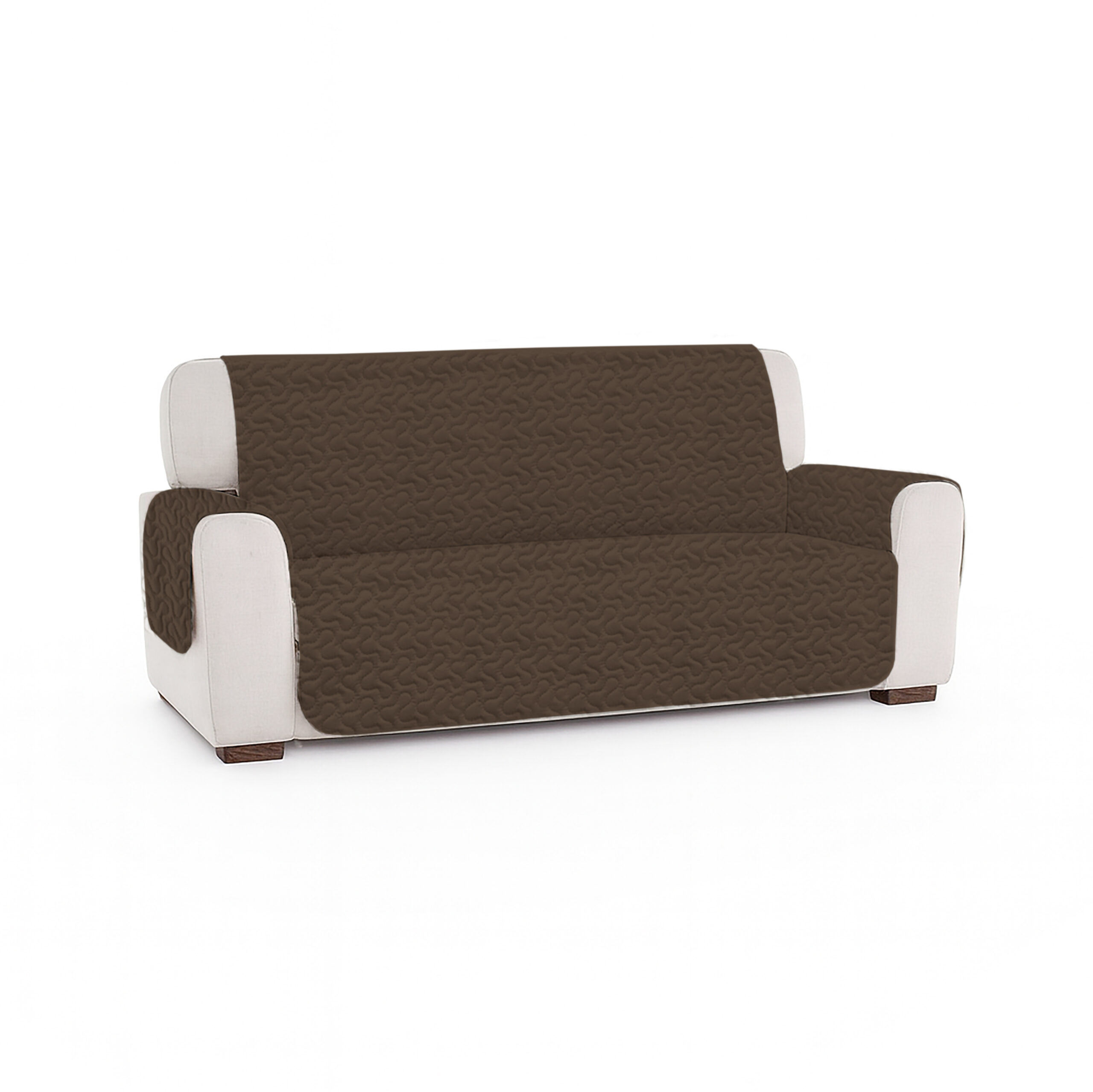 Cuvertură matlasată canapea 3 locuri două fețe – DARK BROWNISH PURPLE